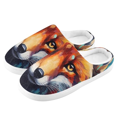 Cute Panda Flowers Floral Slippers for Women Men Indoor Slippers Memory Foam Fuzzy Slippers House Shoes for Indoor Outdoor Size 6/74