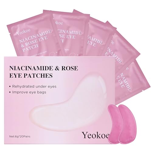 Yeokoe Under Eye Patches for Dark Circles,Puffy Eyes,20 Pairs Face