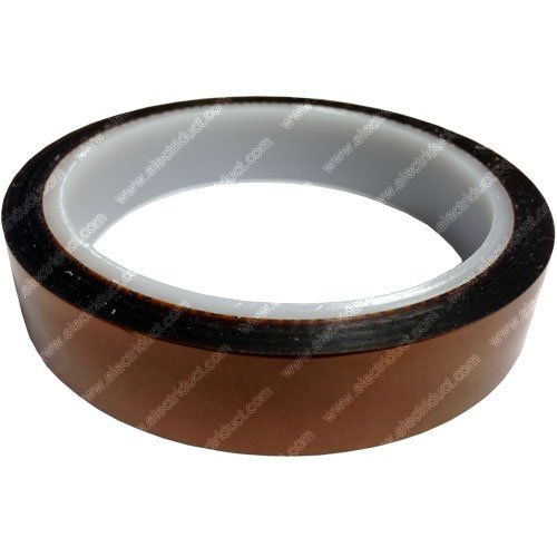Image of Electriduct 3 /4 inch Heat Resistant Tape 1 Mil High Temperature Sublimation Transfer Polyimidie Film with Silicone Adhesive - 36 Yards