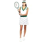 ZZ DISFRAZZES | Disfraz de Tenista Retro para mujer (S)