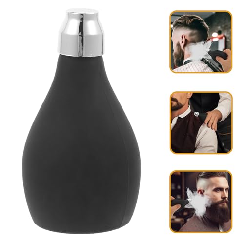 HOOWIFFY Botella Rociadora de Polvo Seco Recargable Negra, Pulverizador Portátil para Barbería y Cuidado Personal, Envase Rellenable para Polvos Talco, Control de Aceite y Uso en Salones - imagen 7