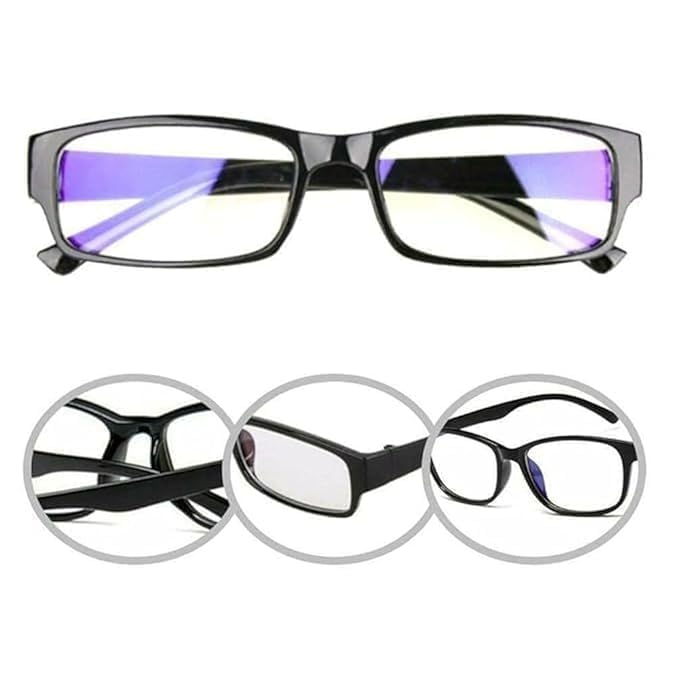prodex one power readers auto focus reading glasses, computer screens unisex adjustable eye glasses, flex focus auto adjusting optic for women and men magnifying readers (black)