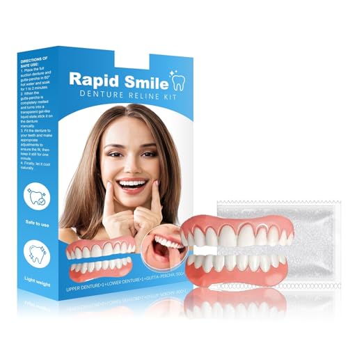 Kit De Belleza Dental, Mejora Instantánea De La Sonrisa, Material Cómodo, Dentadura Postiza Personalizada For Una Apariencia Natural.(1PC)