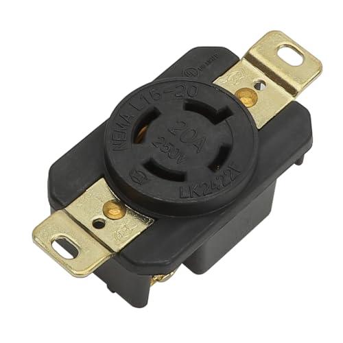 NEMA L15-20R locking receptacle