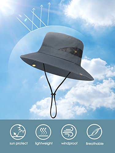 Zando Mens Fishing Hat For Men Women Summer Sun Hats For Men Safari Hat Womens Outdoor Hiking Hats For Men Boonie Hats For Men Sun Protection Hats For Women 07 Military Green Hat #TOP4