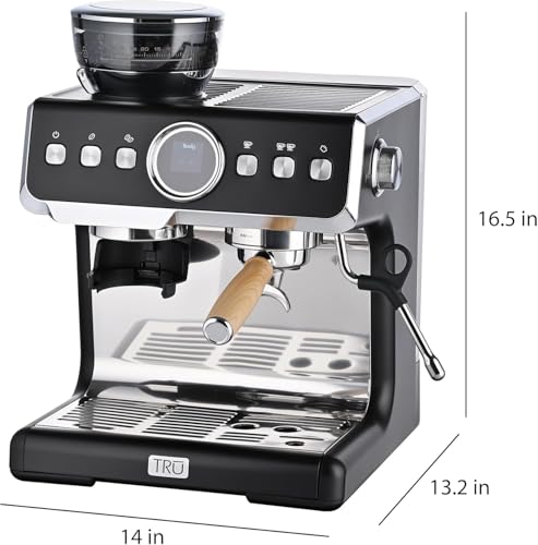 Tru Fully Automatic 19 Bar Espresso Machine with Grinder by Tru - Image 2