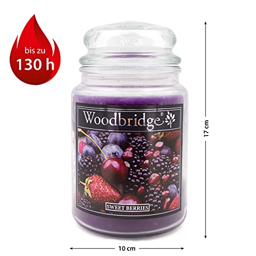 Kerzen im Glas von Woodbridge – Große Duftkerze mit Deckel