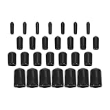CHILDWEET 80 piezas Tapas de Goma Flexibles para Tubos Protectores de Rosca Capuchones para Válvulas y Carburadores Resistentes Altas Temperaturas Uso Industrial y Automotriz Surtido de Φ