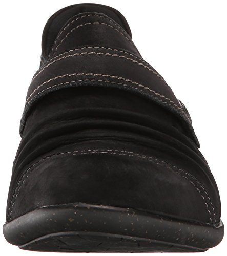 Rockport Cobb Hill Women's Nadine Flat, Black, 7.5 W Us #TOP1