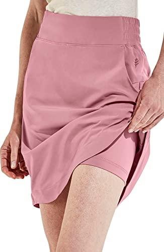 Coolibar Upf 50+ Women's Pisa Travel Skort - Sun Protective (3X- Juneberry) #TOP1