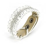 Verschluss: Runder Druckknopf-Verschluss in Metall-Optik. Durch den einfach zu bedienenden Knopf-Verschluss ist die Länge des Armbands variierbar.