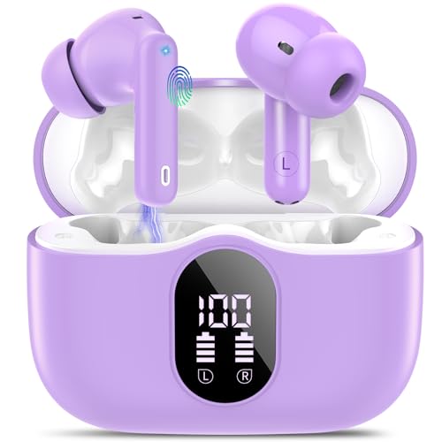 Btootos Casque Bluetooth, écouteurs Bluetooth 5.4 in Ear avec 4 ENC Mics, Casque sans Fil HiFi Stéréo avec APP, 36 Heures écouteurs Bluetooth avec écran LED, IP7 étanches Écouteurs sans Fil pour iOS
