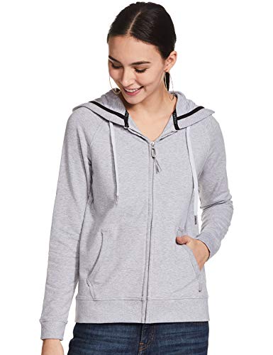 Image of Van Heusen Women Cotton Athleisure Antiviral Hooded Standard Length - Smart Tech+ Easy Stain Release, Moisture Wicking Hoodie