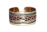 Adjustable Tibetan Copper Brass Healing Ring, Yoga Ring, Meditation Ring