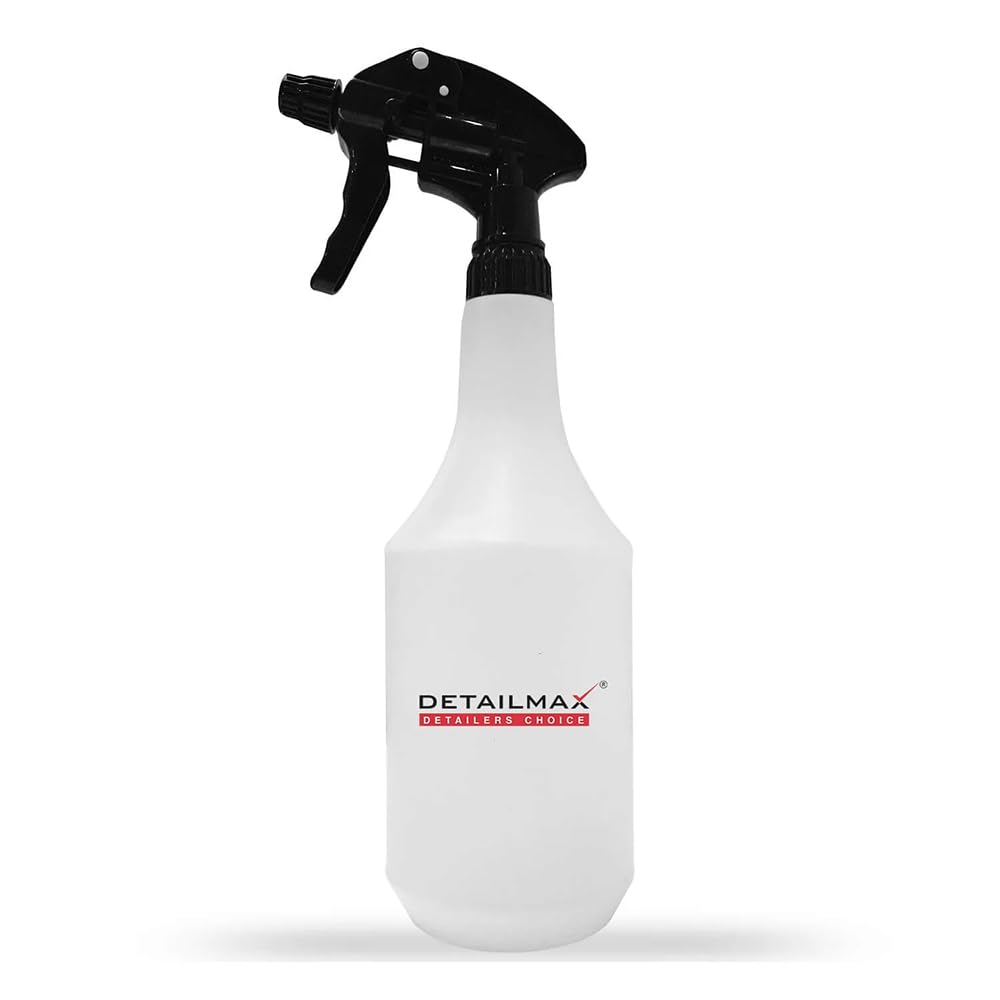 DETAILMAX Spray Bottle 1 Litre Chemical Resistant Canyon Tip Heavy Duty Empty Container Bottles Polypropylene sprayer Long Lasting Quality Mist and Jet Spray for Multipurpose use Car Detailing (1)-image-48