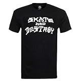 Una (1) camiseta Thrasher Skateboard Magazine Skate and Destroy de Thrasher Skateboard Magazine