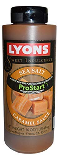 Lyons Sea Salt Caramel Sweet Indulgence Sauce, 16 ounce (Pack of 2)