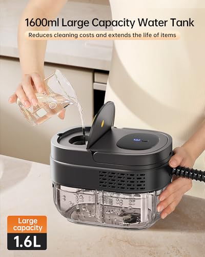Handheld Steam Cleaner,2500W Steamer for Cleaning 1.69 Quarts Large Capacity Tank,Temperature steamer for Home,Car,kitchens,Camping - Thumbnail 4