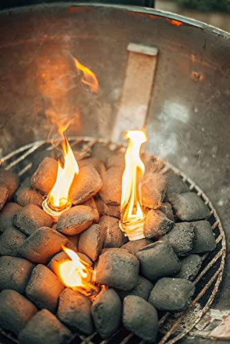 Zarelo Original Grill- und Kaminanzünder für alle Feuerstellen und Grills im Koffer 360 Stück