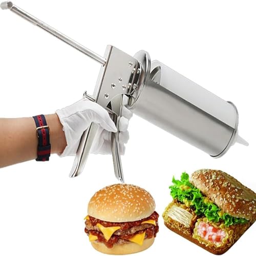 Imagen de Dispensador de salsa de acero inoxidable para salsa de tomate y aderezo de ensalada