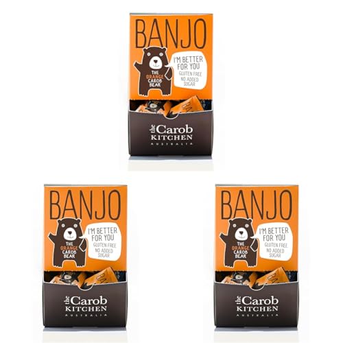The Carob Kitchen Banjo Carob Orange Bear Chocolate, 15G (Pack of 3)