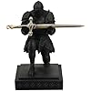 Medieval Armored Warrior Wearing Outerwear Mobile Phone Stand Knight Pen Holder Desk Organizers Resin Bookends Paperweight With A Letter Opener For Desk Black - View #9