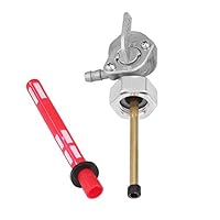 KIMISS Gas Tank Ventil, Gas Tank Kraftstoff Schaltventil Pumpe Petcock Öl Tank Schalter Petcock Ventil für CB350 CB400 CB750 CB900 CX500 CX500C CX500D