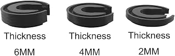 ODO LUCK Upgrade Spring Tension Adjustment Plates Kit For Saitek X52 and Saitek X52 Pro Modification Accessories Parts Set