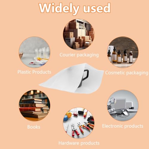 AKOLAFE 100 Stück Verpackungsmaterial 40x30 cm Luftpolsterfolie Stoßfest Verpackungsmaterial Schaumstoff Feuchtheitschutz Luftpolsterfolie Taschen Umzugsmaterial für Verpackung Umzug Versand Geschirr