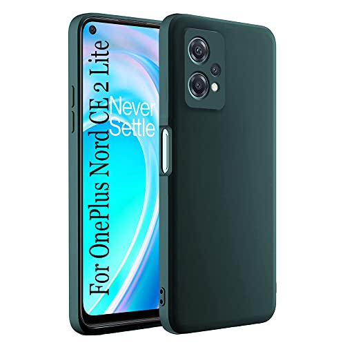 Winble Silicone Back Cover for OnePlus Nord CE 2 Lite 5G Back Cover Camera Protection Soft Silicon Protective Back Cover Designed for OnePlus Nord CE 2 Lite 5G/One Plus Nord CE 2 Lite 5G (Green)