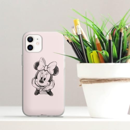 Coque iPhone 12 Minnie Mouse Disney en silicone souple