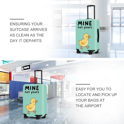Image of Luggage Cover, Washable Suitcase Cover, Suitcase Protector Anti-scratch Bag cover Fits 18-32 Inch Luggage (Duck, XL(32 inch-34 inch Suitcase))