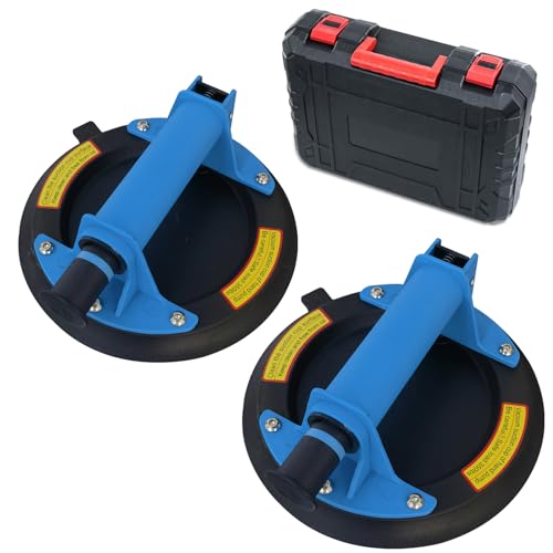 CWD&SQH Blue-2 Glas-Saugnäpfe 2er-Set