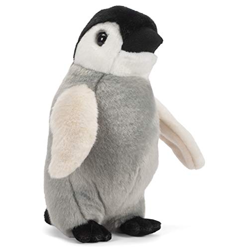 DEMDACO Penguin Aquatic Black and White 10 inch Children's Soft Plush Stuffed Animal Toy