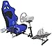 Openwheeler GEN2 Racing Wheel Stand Cockpit Blue on Black | Fits All Logitech G29 | G920 | All Thrustmaster | All Fanatec Wheels | Compatible with Xbox One, PlayStation, PC Platforms