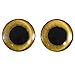 30mm Single Owl Glass Eye for Taxidermy Sculptures or Jewelry Making Crafts in Yellow