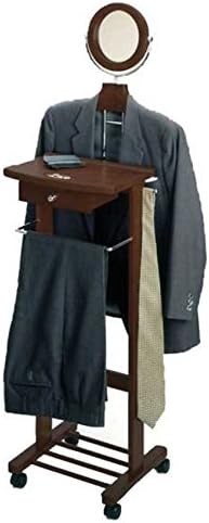 Ergode Vanity Valet Stand, Walnut