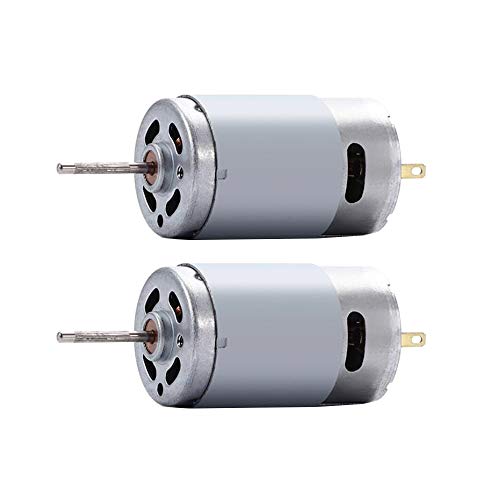 yyuezhi 2 Piezas Mini Motor DC Motor Eléctrico 390 Mini Motor Eléctrico...
