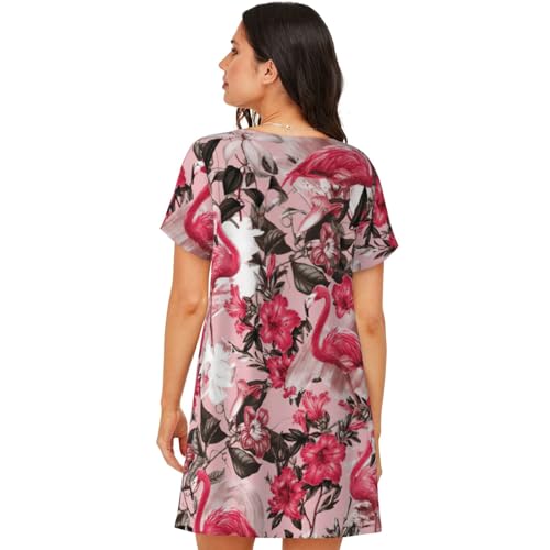 Chemise de nuit légère et manches courtes pour vos douces soirées d'été