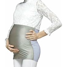 Electromagnetic EMF Wave Shield Band,Silver Fiber Washable Anti-Radiation Pregnant Protection Shielding for Female Pregnancy Protective Nursing/