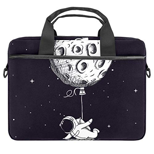 Bolso para portátil de 13 pulgadas ideal para universitarios con diseño Funny Spacemen Galaxy