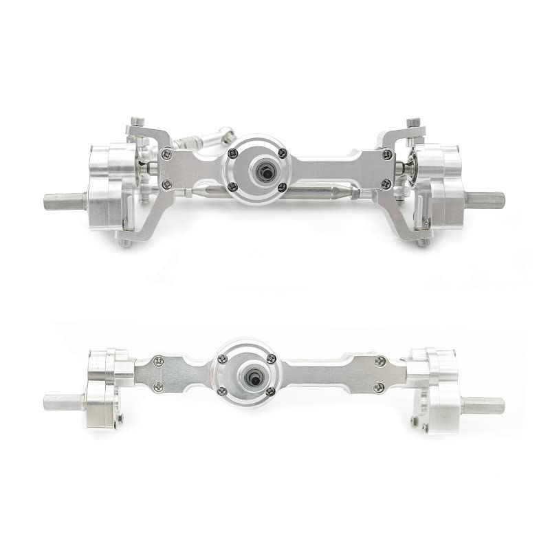 Essieu de portail MN99S en alliage CNC anodisé argent pour crawler