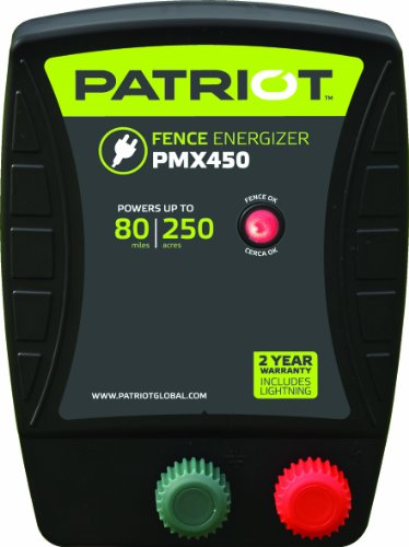 Patriot PMX450 Electric Fence Energizer, 4.5 Joule