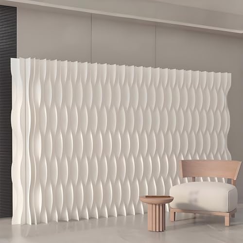 Paravent en papier pliable design origami haut de gamme pour séparation de pièce épurée