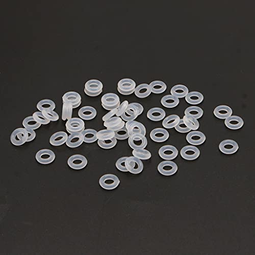 YIBOZI Silikon-Gummi-Stopper für Schmuck, Clip-Verschluss, Abstandshalter, Charm-Perlen, Halsketten, Armbänder, Abstandshalter, Perlen, Abstandshalter