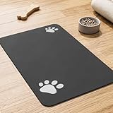 PADOOR Pet Feeding Mat-Absorbent Dog Mat for Food...