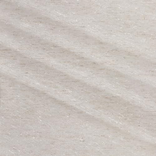 Castle Selection 60"x102" Decorator Tablecloth Dining and Banquet Rustic Style Linen Ruffled Edge (Natural) by Castle Selection - Used condition - Image 4