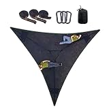 ♥ El paquete incluye: 3 x carabiner, 3 x correas de árbol, 1 x hamaca, 1 x bolsa de almacenamiento