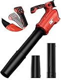 DeForce Leaf Blower Cordless, for Milwaukee M18 18V Battery, Battery Powered Snow Blower Electric, 420 CFM, with Adjustable Handle, 3 Speeds, for Driveway, Patio, Backyard (Bare Tool Only)