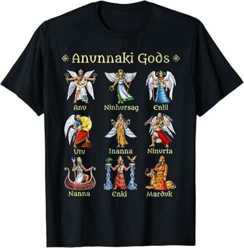New Limited Anunnaki Gods Ancient Sumerian Civilization Mythologys T-Shirt S-3XL